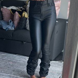 Black Leather Pants